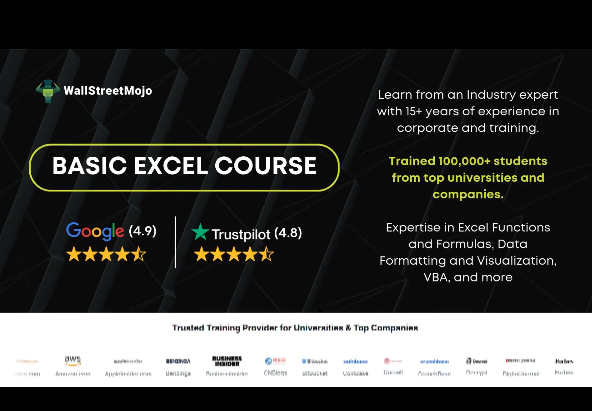 Load video: Basic Excel Course