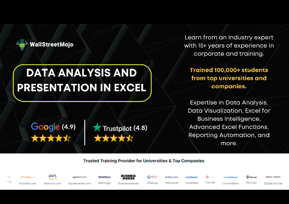 Load video: Excel Data Analysis Course