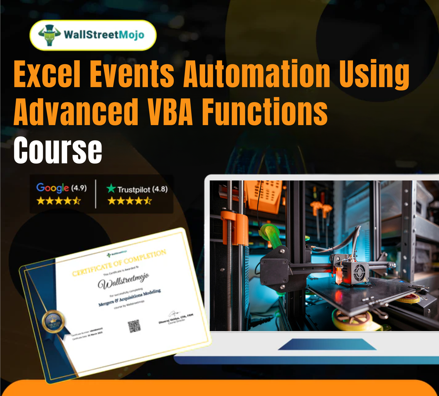 Excel Events Automation Using Advanced VBA Functions Course