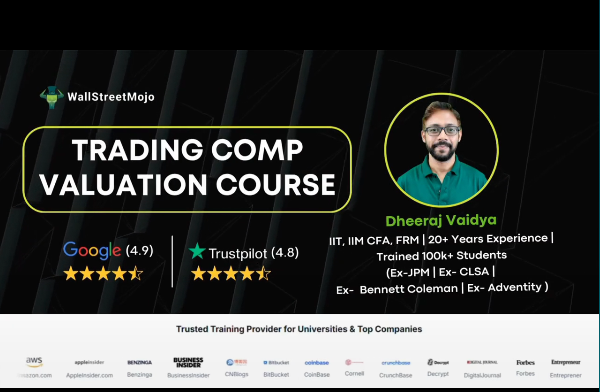 Load video: Trading Comp Valuation Course
